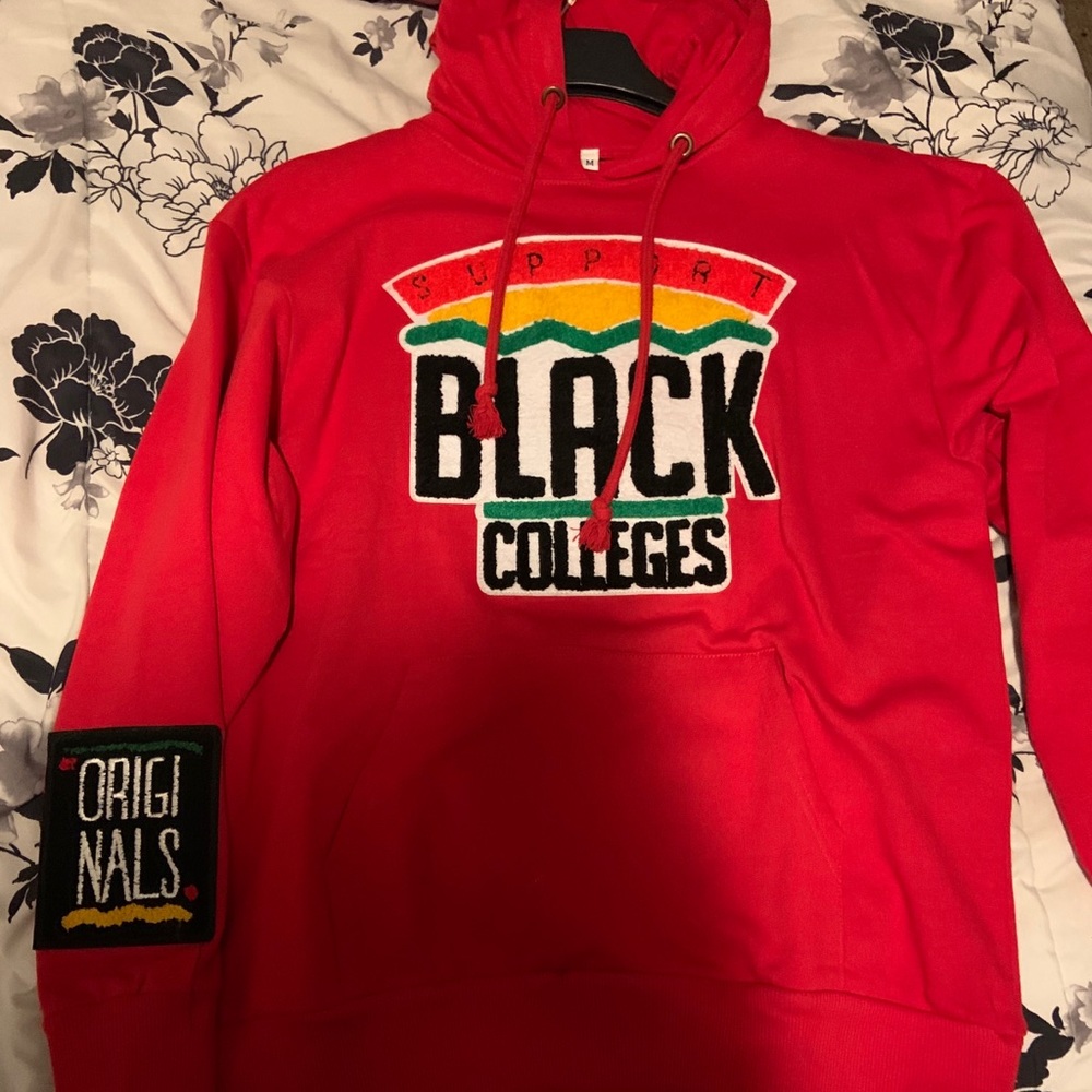 Black colleges red hoodie